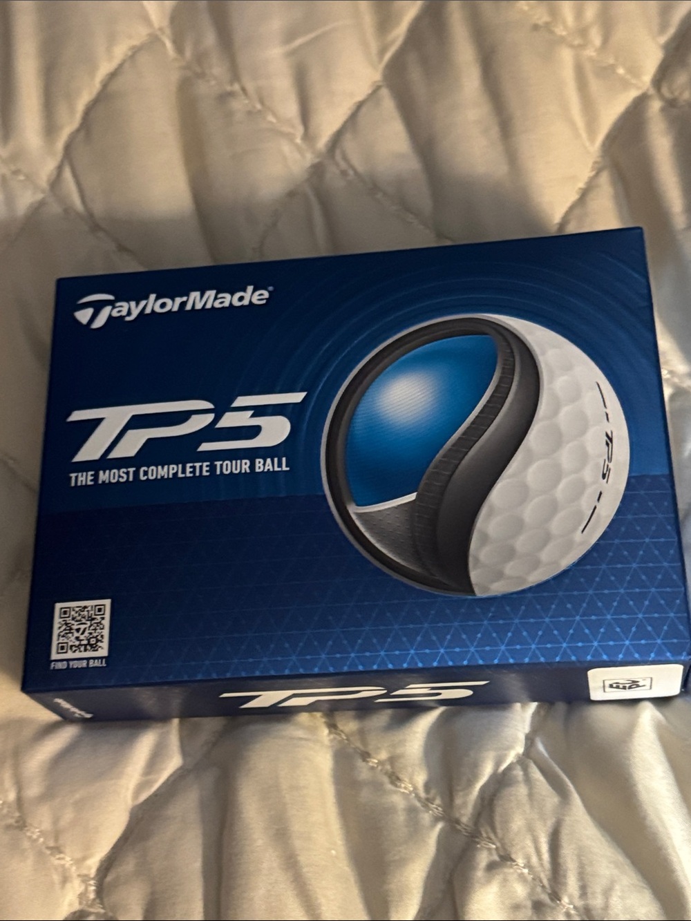 TaylorMade TP5 Golf Ball Box - Blue, White and Black